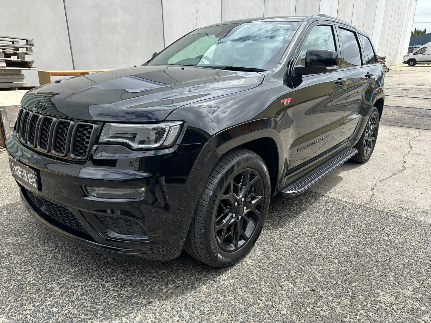 Black Side Steps for Jeep Grand Cherokee SRT S-Limited S-Overland 11-22
