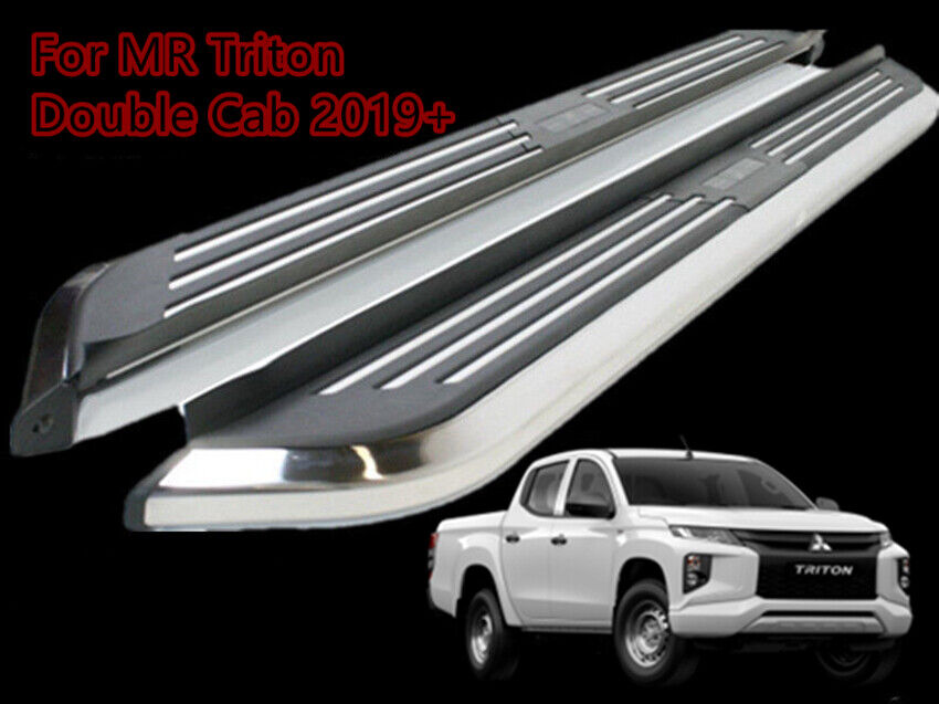 Alloy Side Steps FOR Mitsubishi Triton MR Double Cab 4 Doors 2019+ (CMP94)