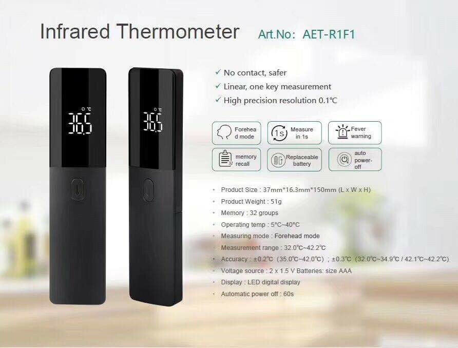 Non-Contact Infrared Thermometer Temperature Gun Fever Warming Fast measurement
