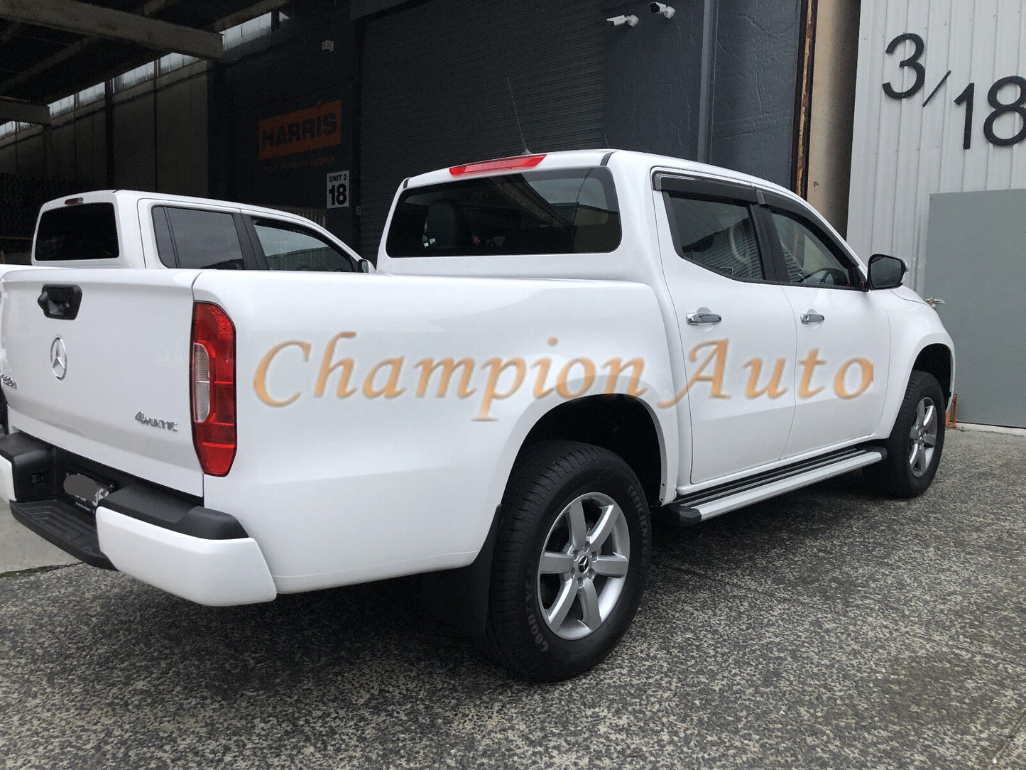 To Fit 2018+ Mercedes Benz X Class Double Cab Side Steps Running Boards (S6)