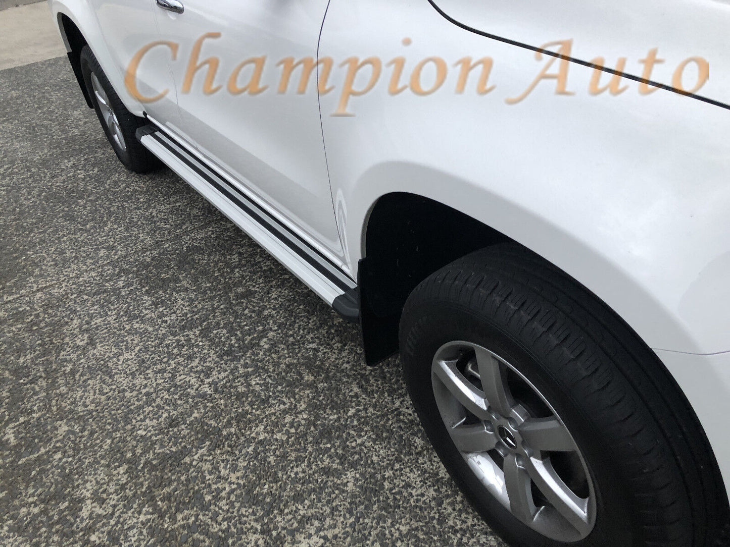 To Fit 2018+ Mercedes Benz X Class Double Cab Side Steps Running Boards (S6)