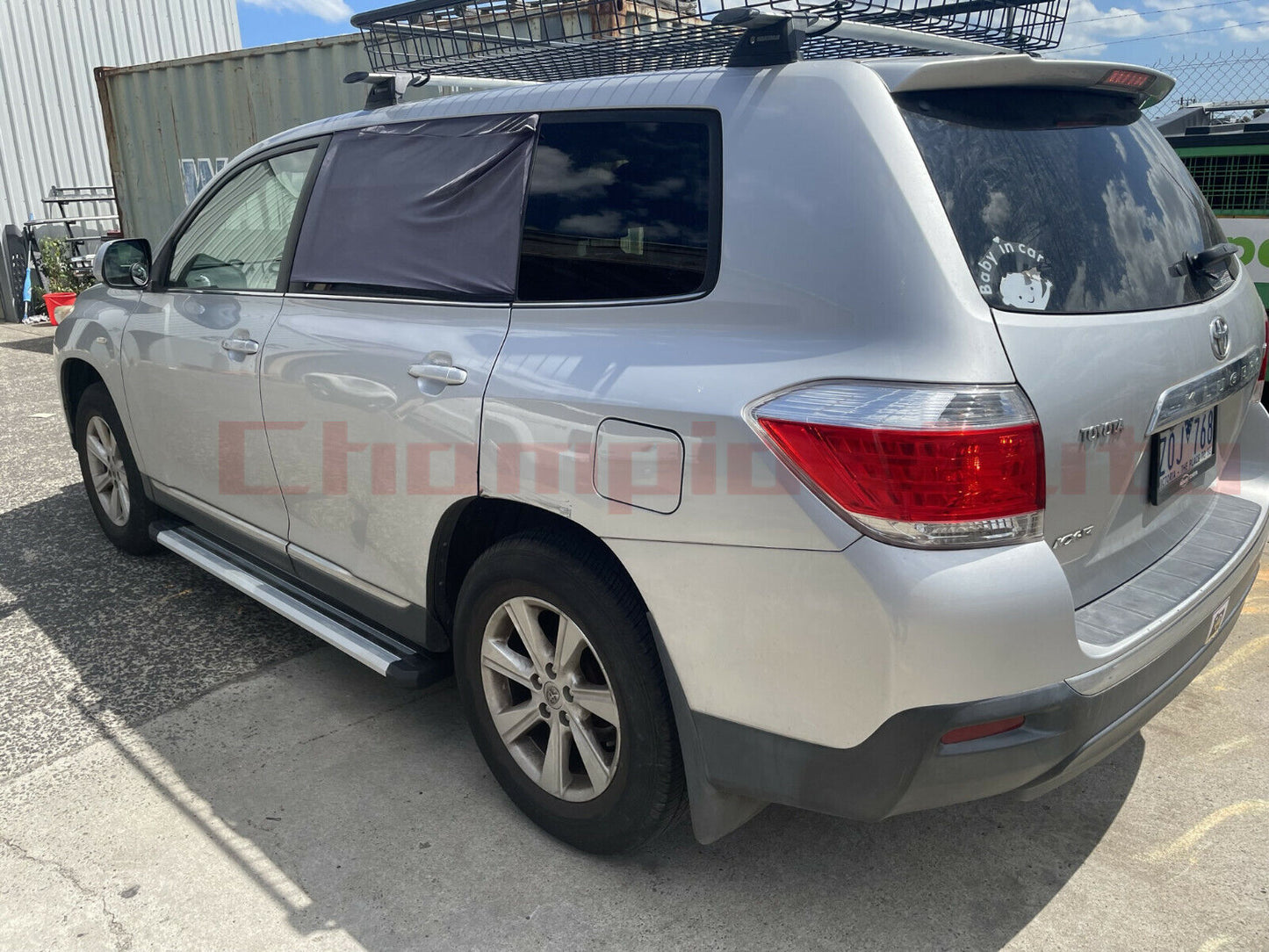 Alloy Side Steps Running Boards for Toyota Kluger 2008-2013 (S6)