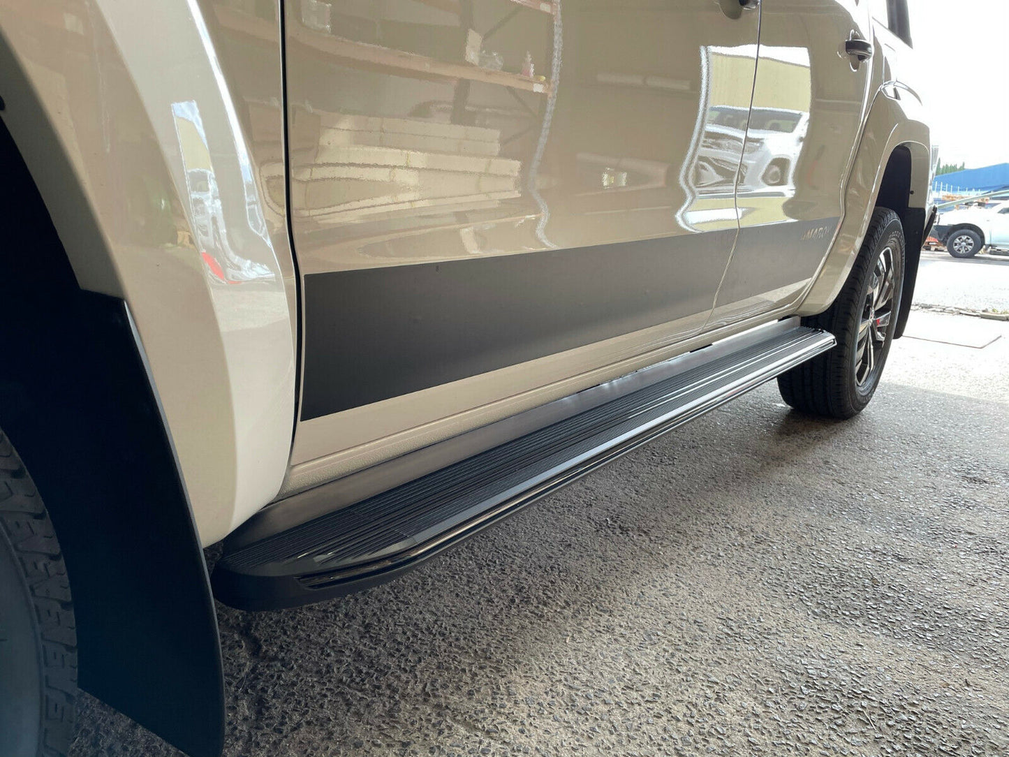 All BLACK Alloy side steps For LDV T60 T60 MAX Dual Cab 2021 -2024 (XRB)