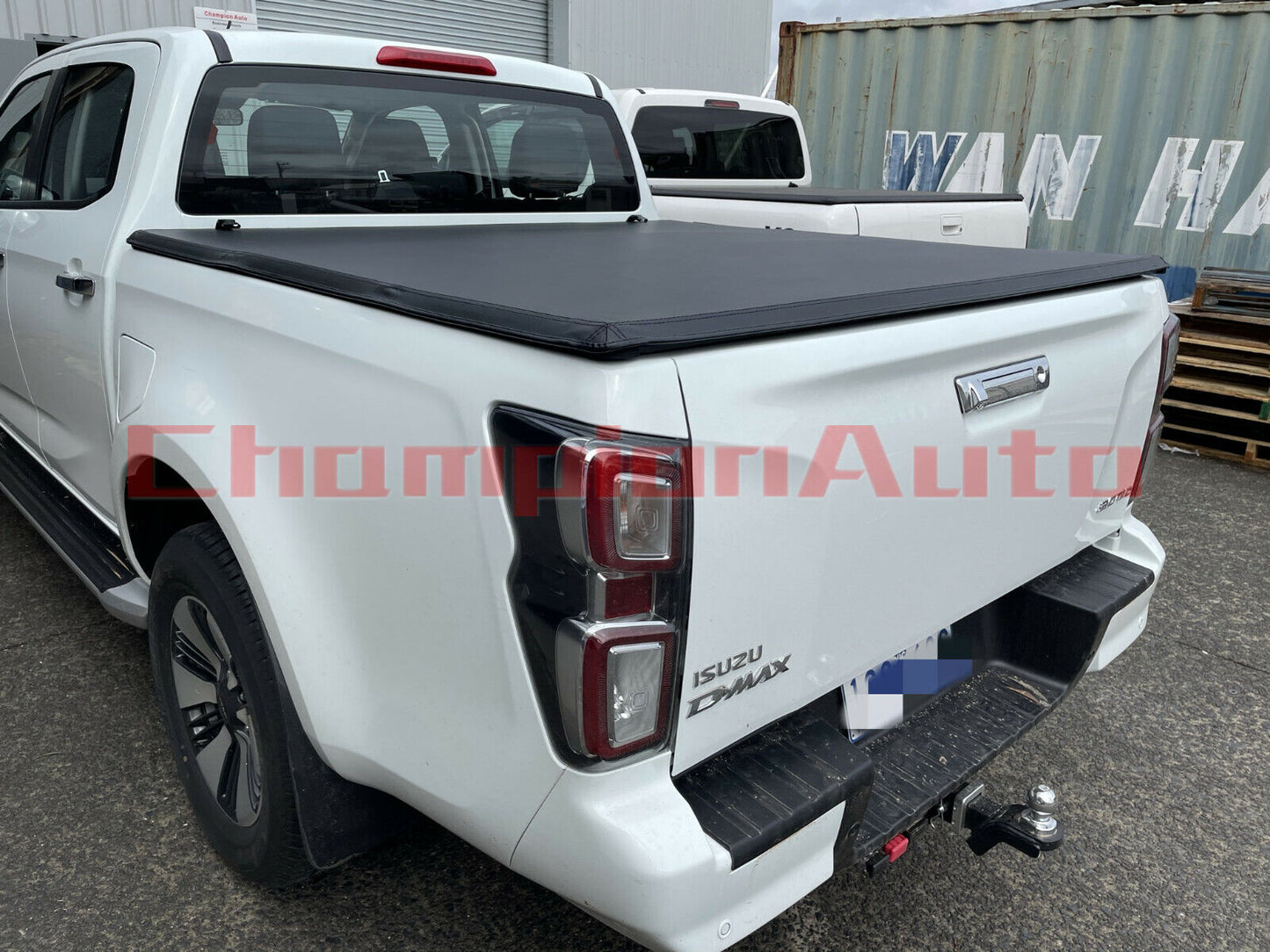 To Fit Isuzu D-max Dmax Dual Cab 2020-2024 Tri Fold Soft Tonneau Cover Non Drill