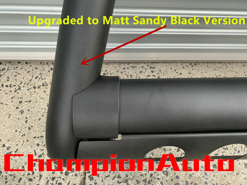 Matt Sandy Black Steel Nudge Bar 3.0'' FOR Toyota Hilux 2015 - 2020