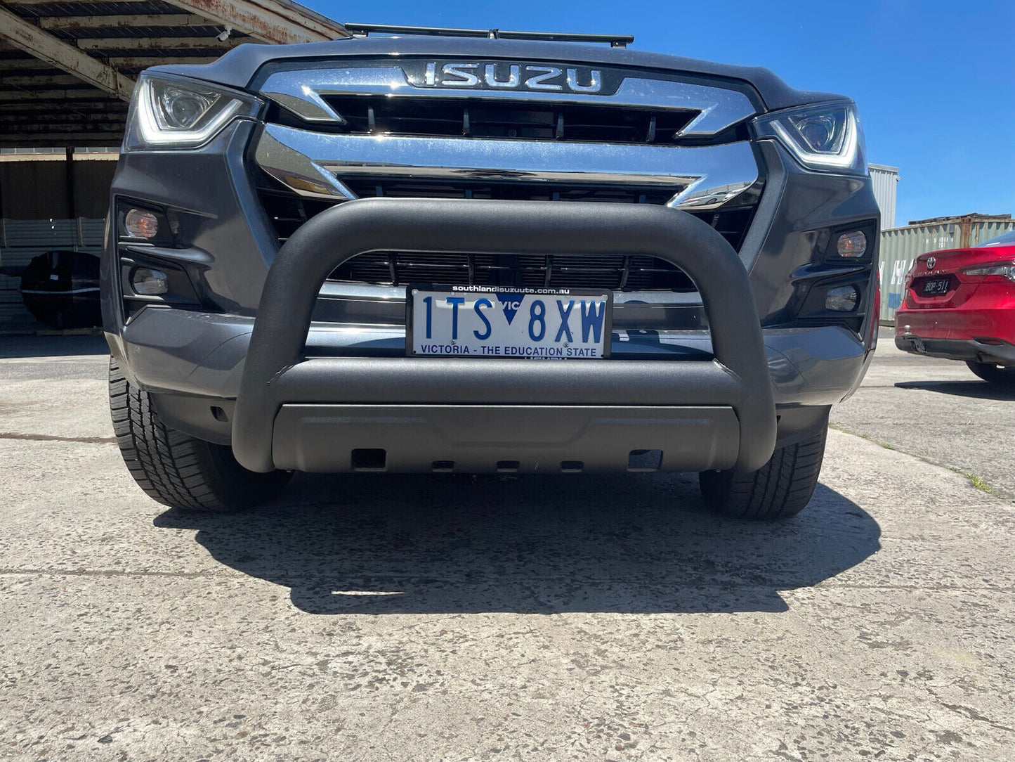 Nudge Bar 3.5'' OVAL Matt Sandy Black FIT Isuzu DMAX D-MAX 9/2020-2024