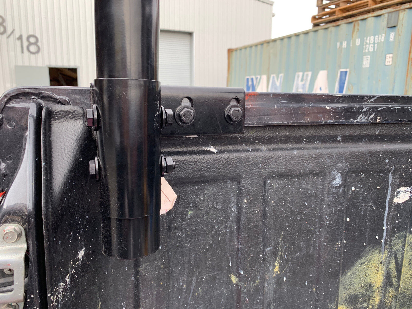 3'' Black Powder Coated Alloy Ladder Rack Mitsubishi MN/ML Triton 2006-2014 TUB