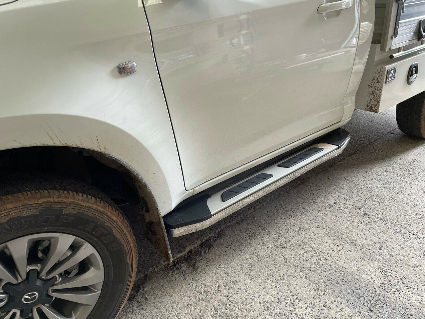 Alloy Side Steps For Single Cab Mazda BT-50 BT50 Side Steps 09/2020 -2024(CMP15)