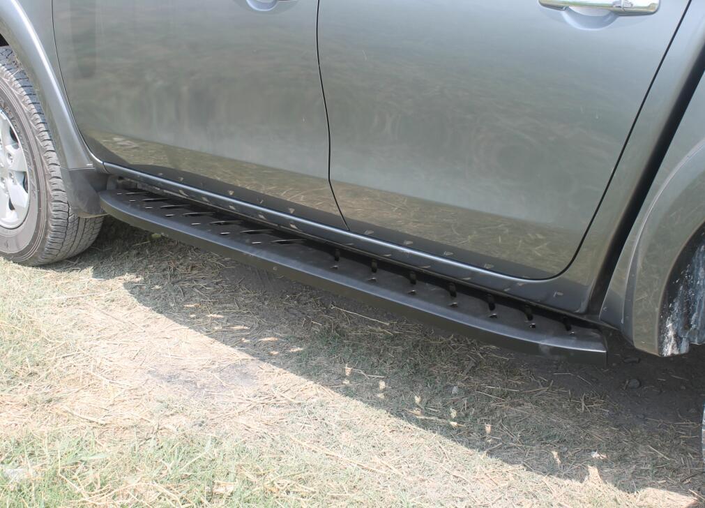 Black Steel Side Steps Mazda BT50 XT Dual Cab 09/2020-2024 (Shark Bar)