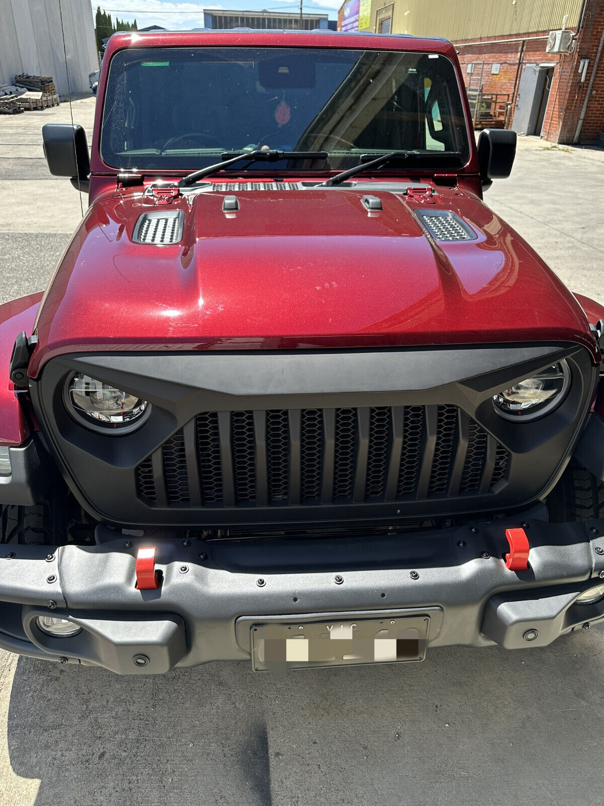 Matte Black ABS Plastic Angry Grille for Jeep Wrangler JL 2019+ ALL models