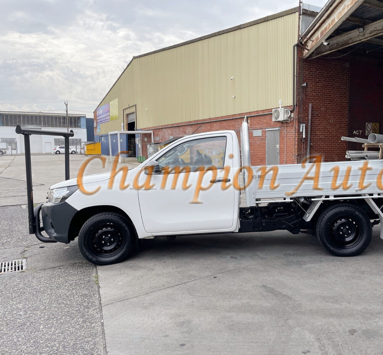 Nudge Bar for Toyota Hilux 2015-2024 single cab with Front Ladder Rack H Rack