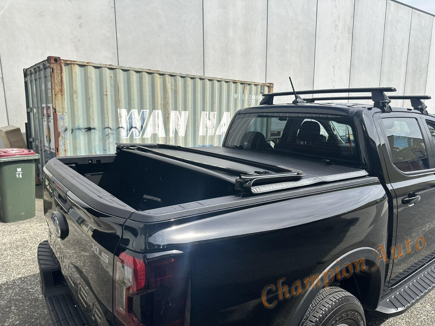 To Fit Ford Ranger Dual Cab 2022-2024 Tri Fold Soft Tonneau Cover Non Drill