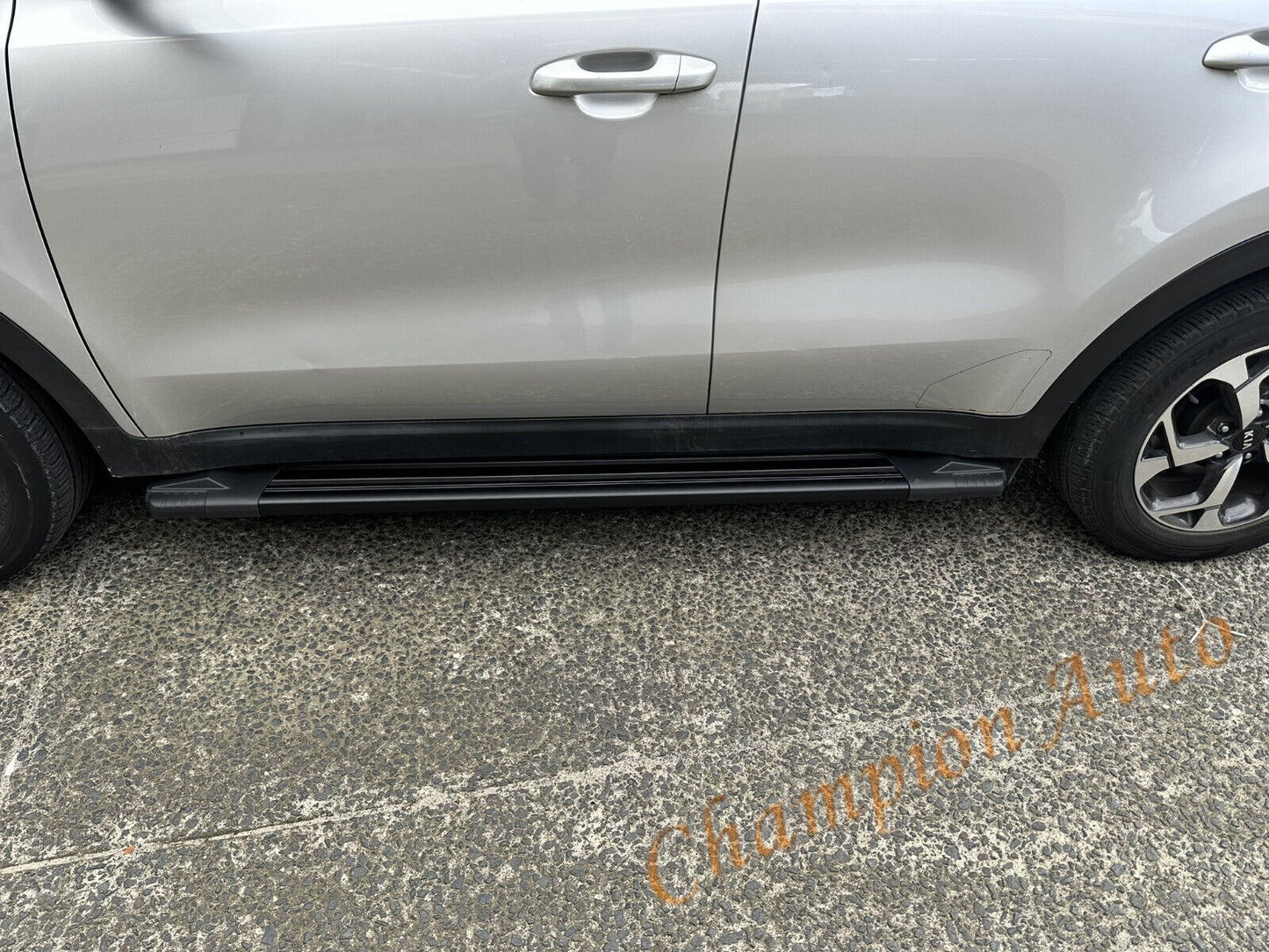 Alloy Running Boards Side Steps a pair Fits KIA Sportage 2016 - 08/2021 (HD24)