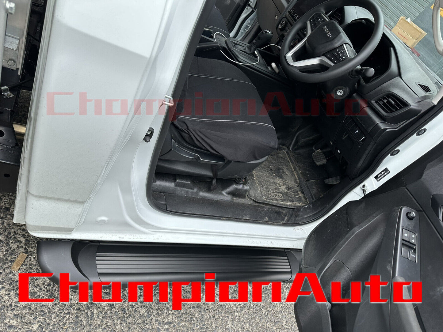 Black Side Steps For Single Cab Isuzu D-max Dmax 09/2020 -2024 (CBB)