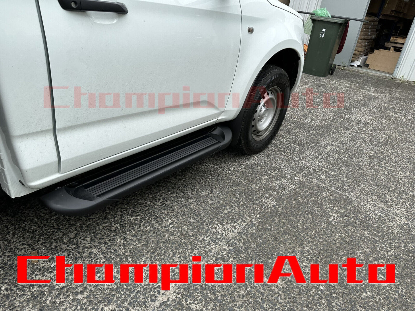 Black Side Steps For Single Cab Isuzu D-max Dmax 09/2020 -2024 (CBB)