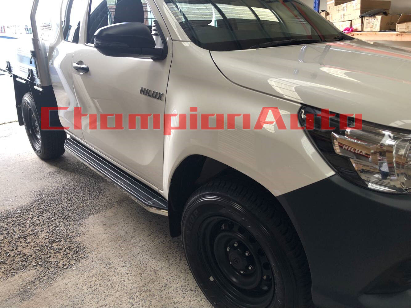 Side Steps For Extra Cab Toyota Hilux WorkMate 2015 - 2024 (CMP88)