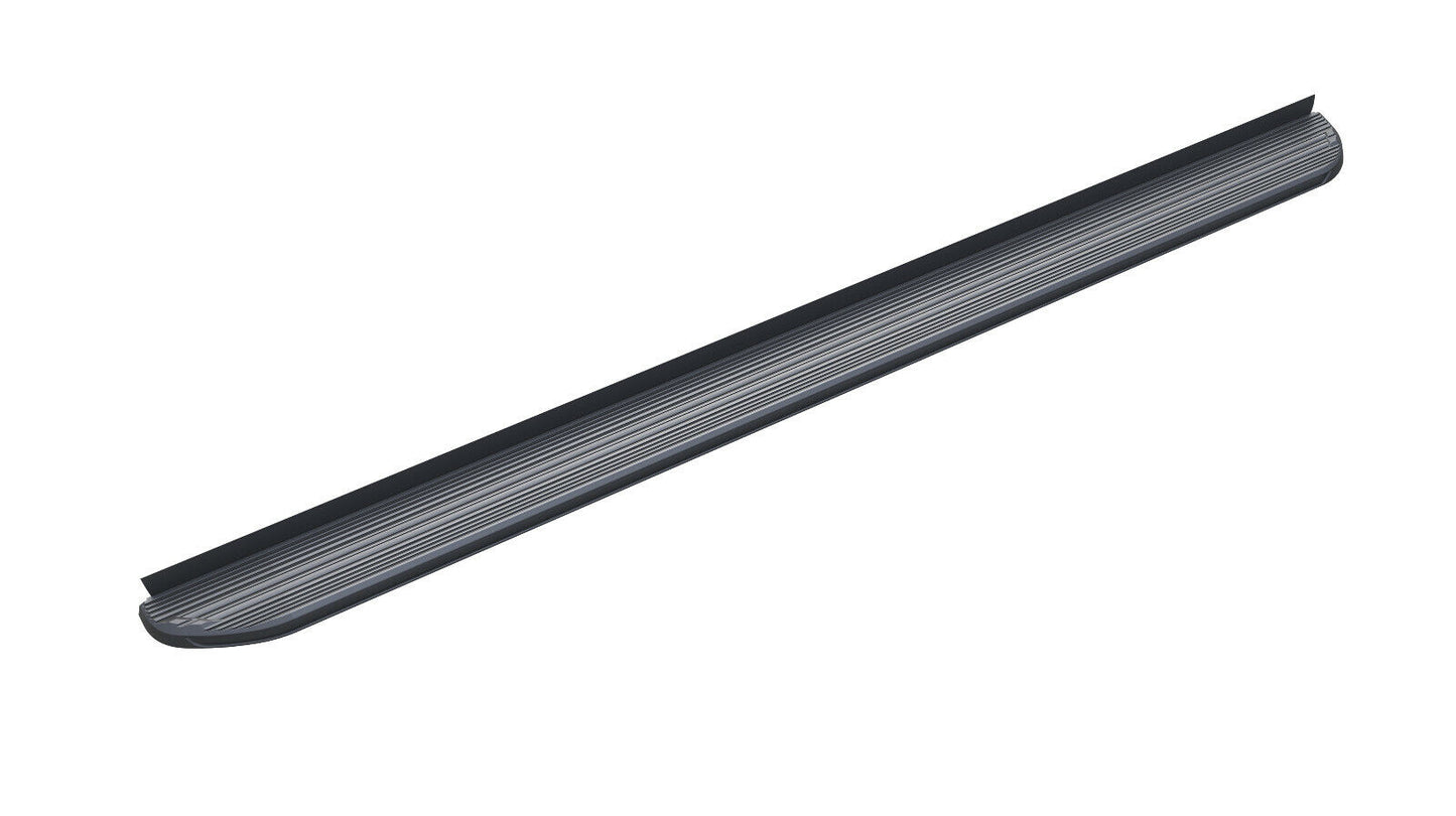 All BLACK Side Steps Isuzu Dmax D max Dual Crew Cab Alloy 09/2020 - 2024 (XRB)