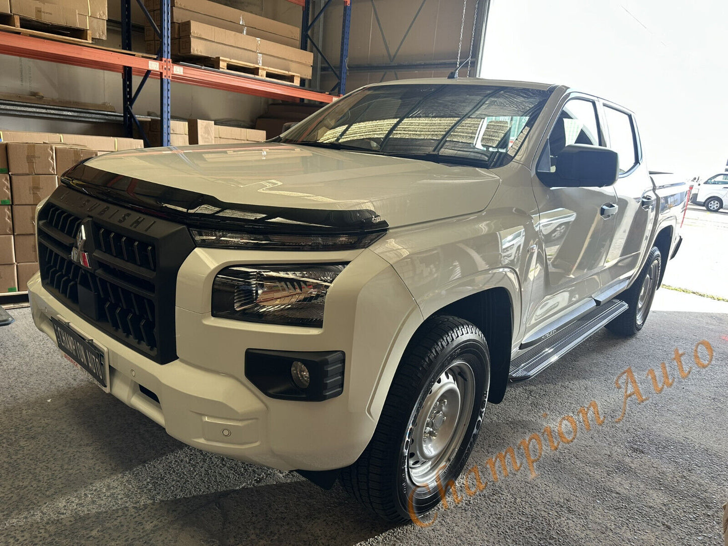 BLACK Alloy side steps For All-New Mitsubishi MV Triton Dual Cab 2024+ (XRB)