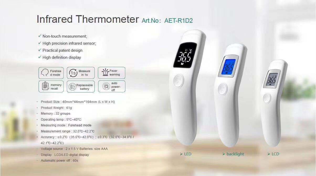 Non-Contact Infrared Thermometer Temperature Gun-Fever Warming Fast measurement