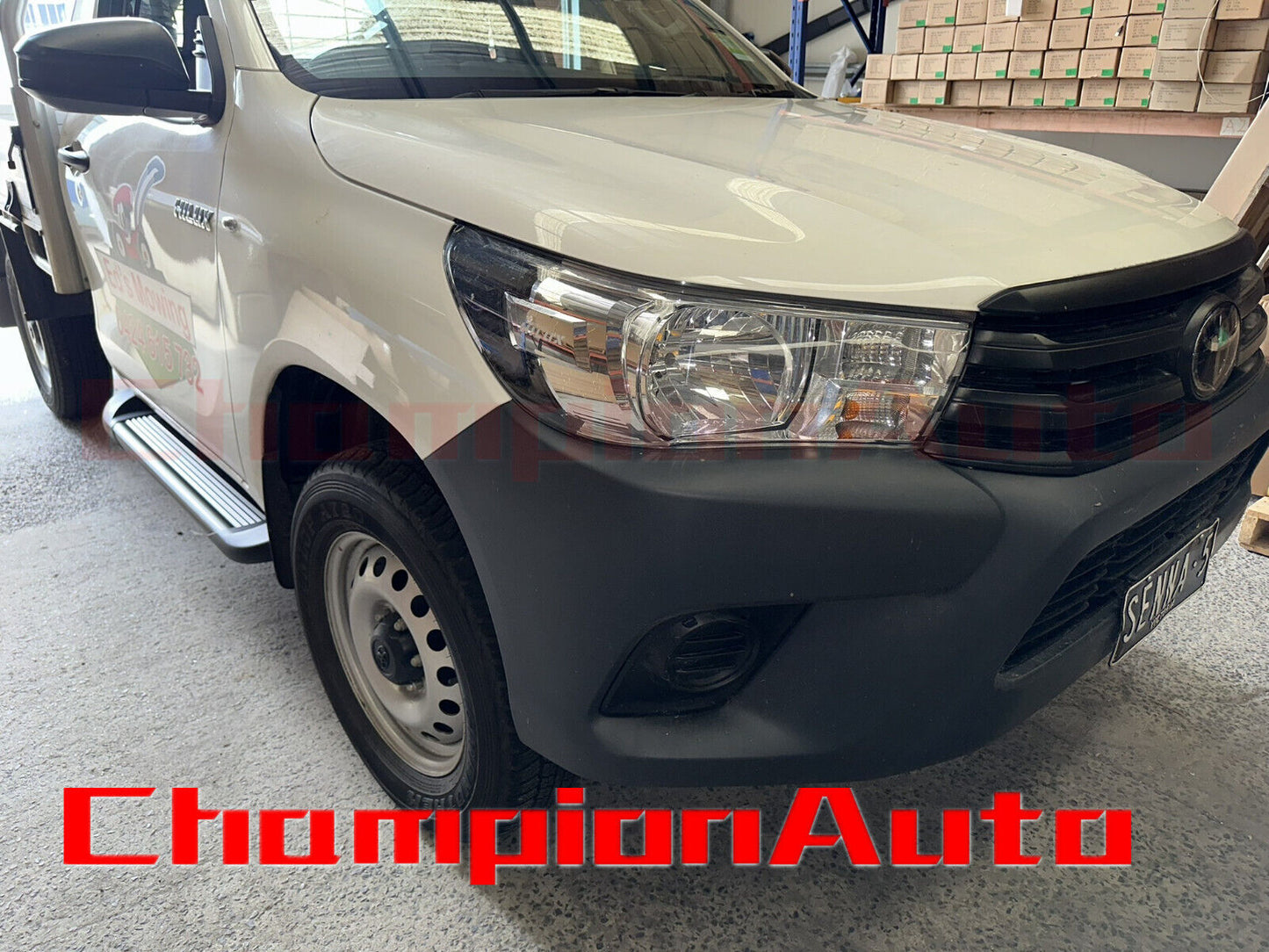 Single Cab A Pair of Side Steps FOR Toyota Hilux 2015 - 2024 (CBB)