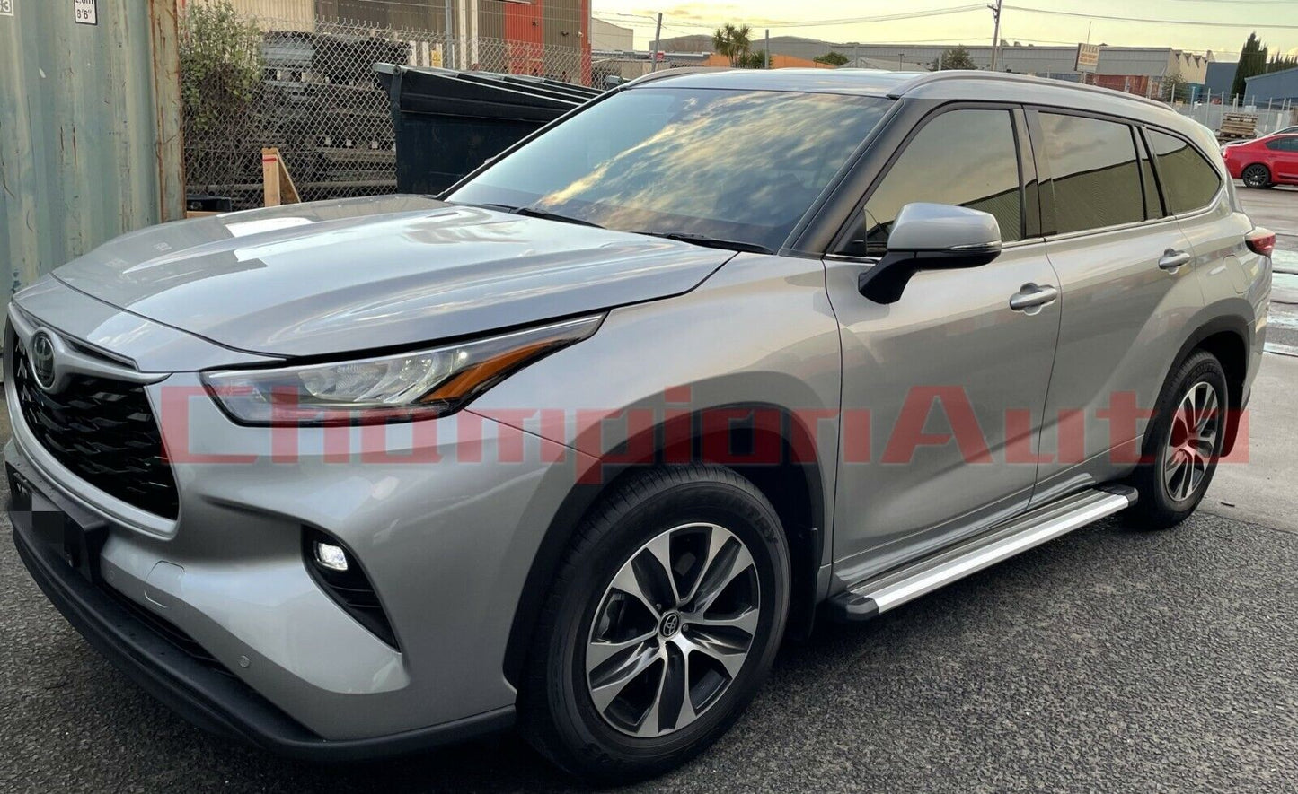 Side Steps Running Boards Aluminium for The New Toyota Kluger 2021 - 2025 (S6)