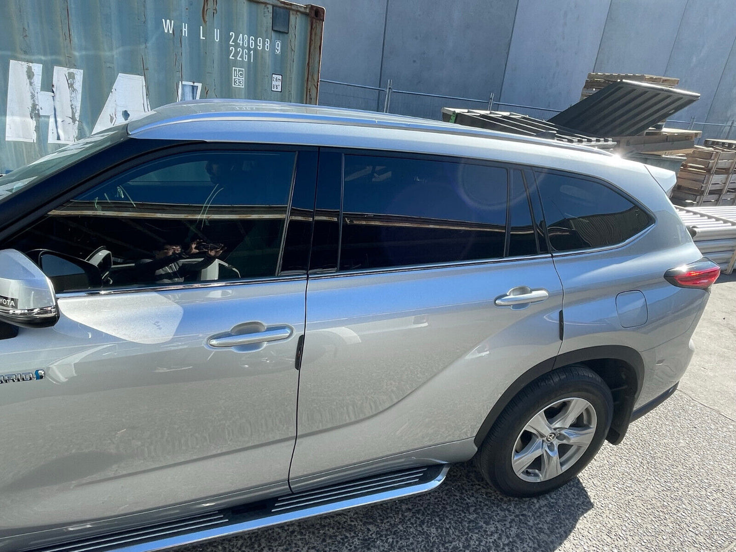 Silver Roof Rails AERO RAIL For Kluger GX FROM 03/2021-2024