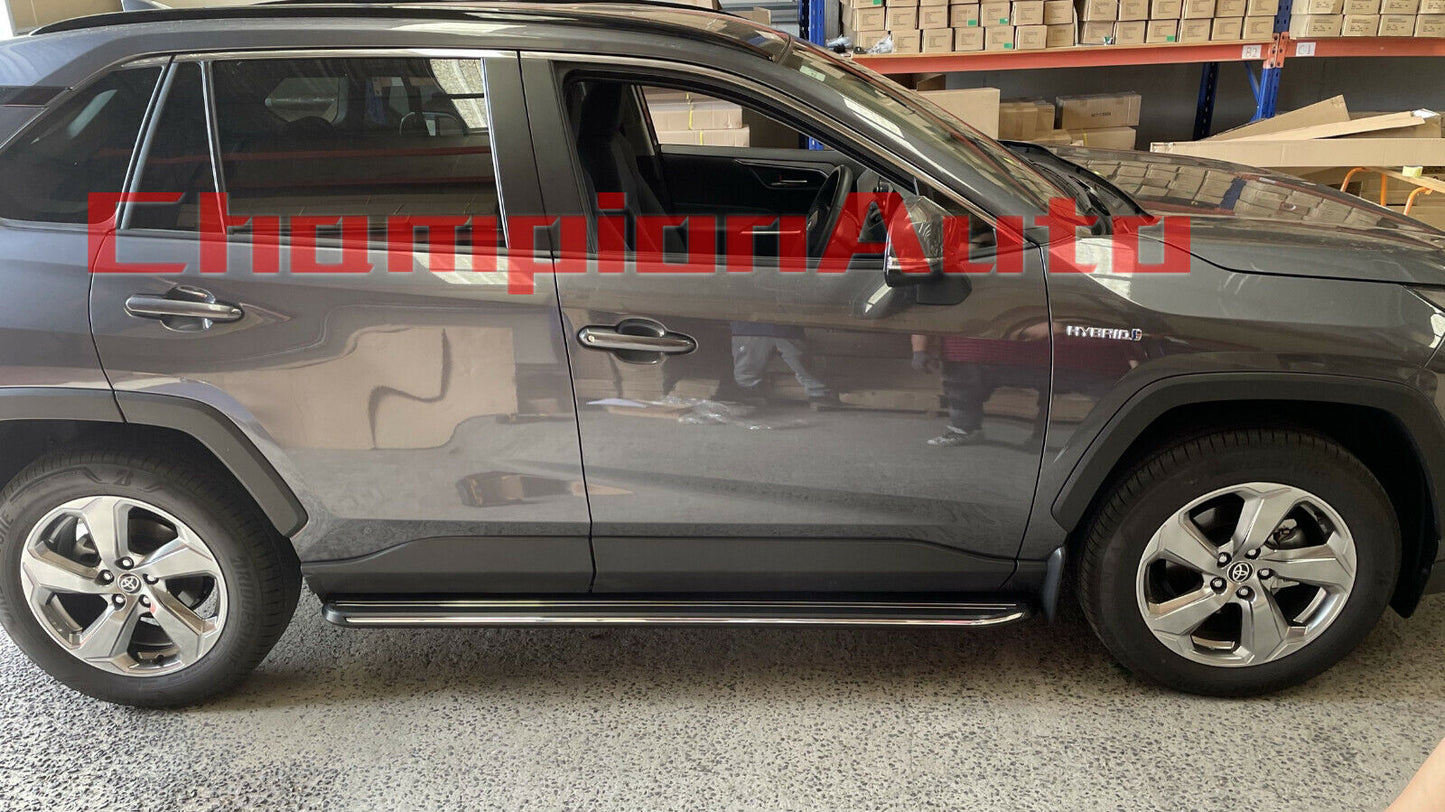Side Steps Running Boards Aluminium To Fit Toyota NEW Rav4 2019-2024 (XR)