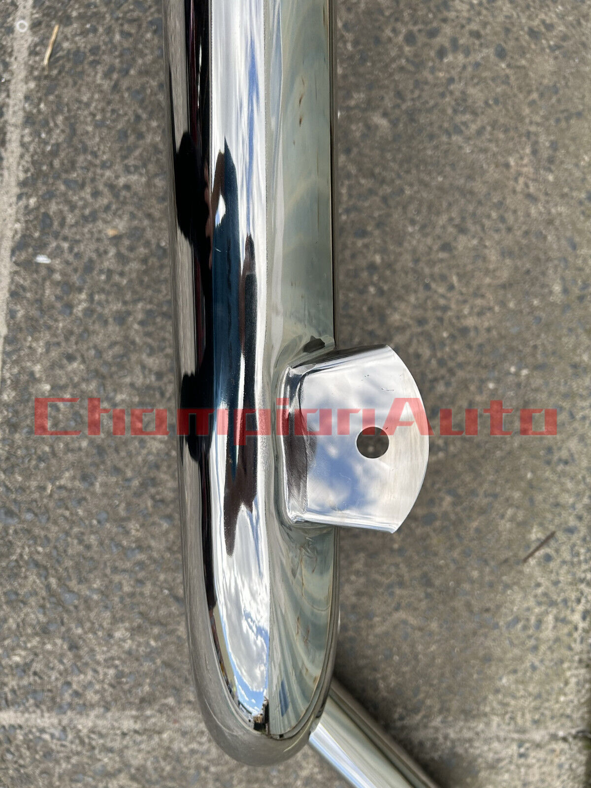 WIDE Stainless Steel Silver Nudge Bar For the New Toyota Hiace LWB 05/2019 -2024