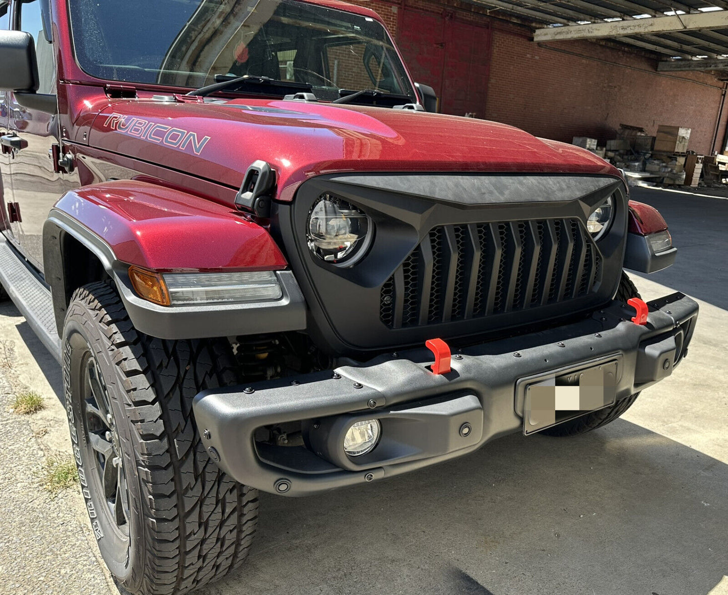 Matte Black ABS Plastic Angry Grille for Jeep Wrangler JL 2019+ ALL models