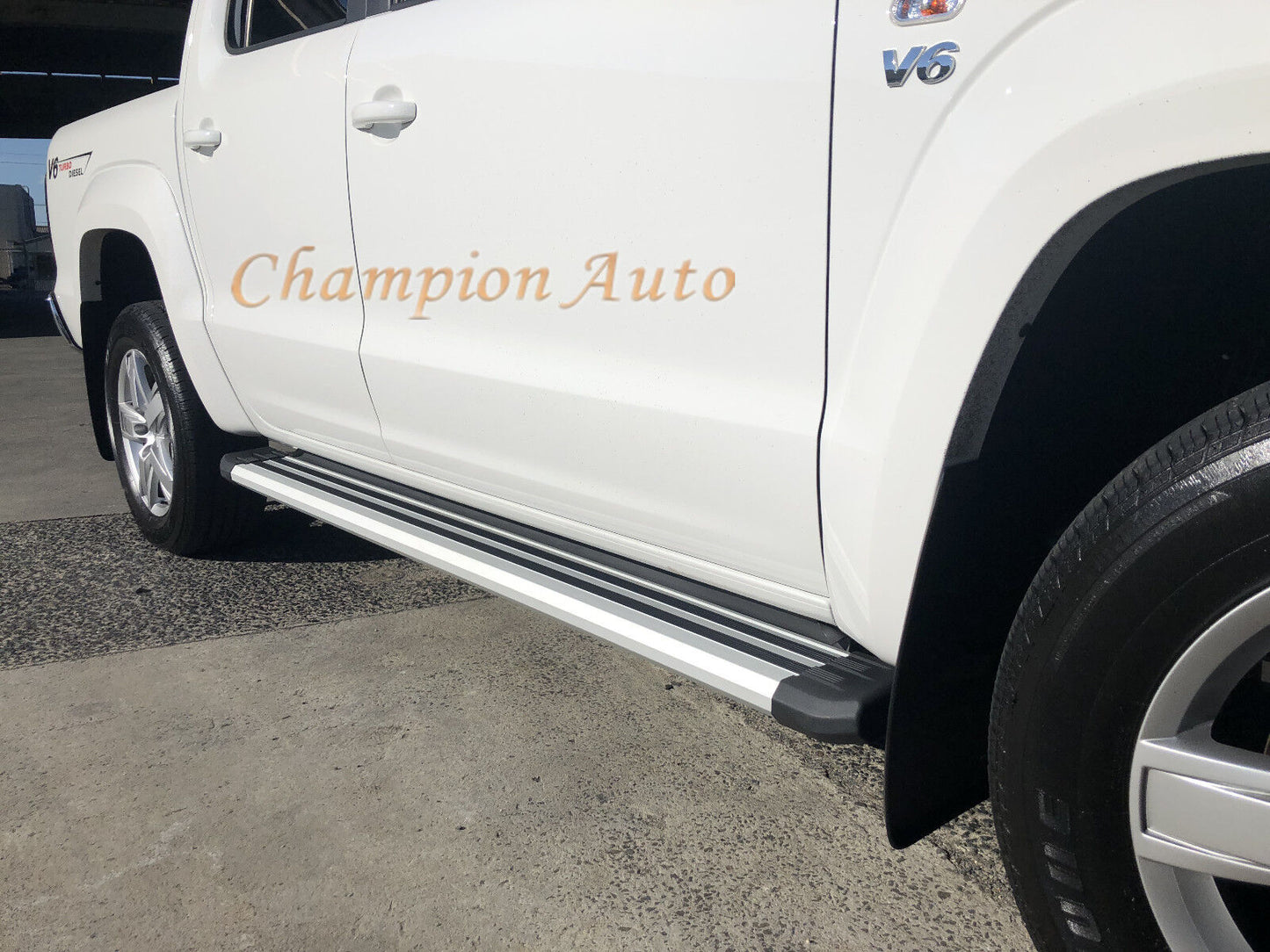Volkswagen Amarok Dual Cab Side Steps Running Boards Aluminium 2010-2022(S6)