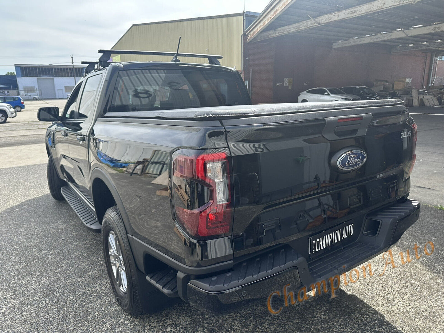 Tri Fold Soft Tonneau Cover Fit Ford Ranger Raptor Dual Cab Bare Tub 2022-2024