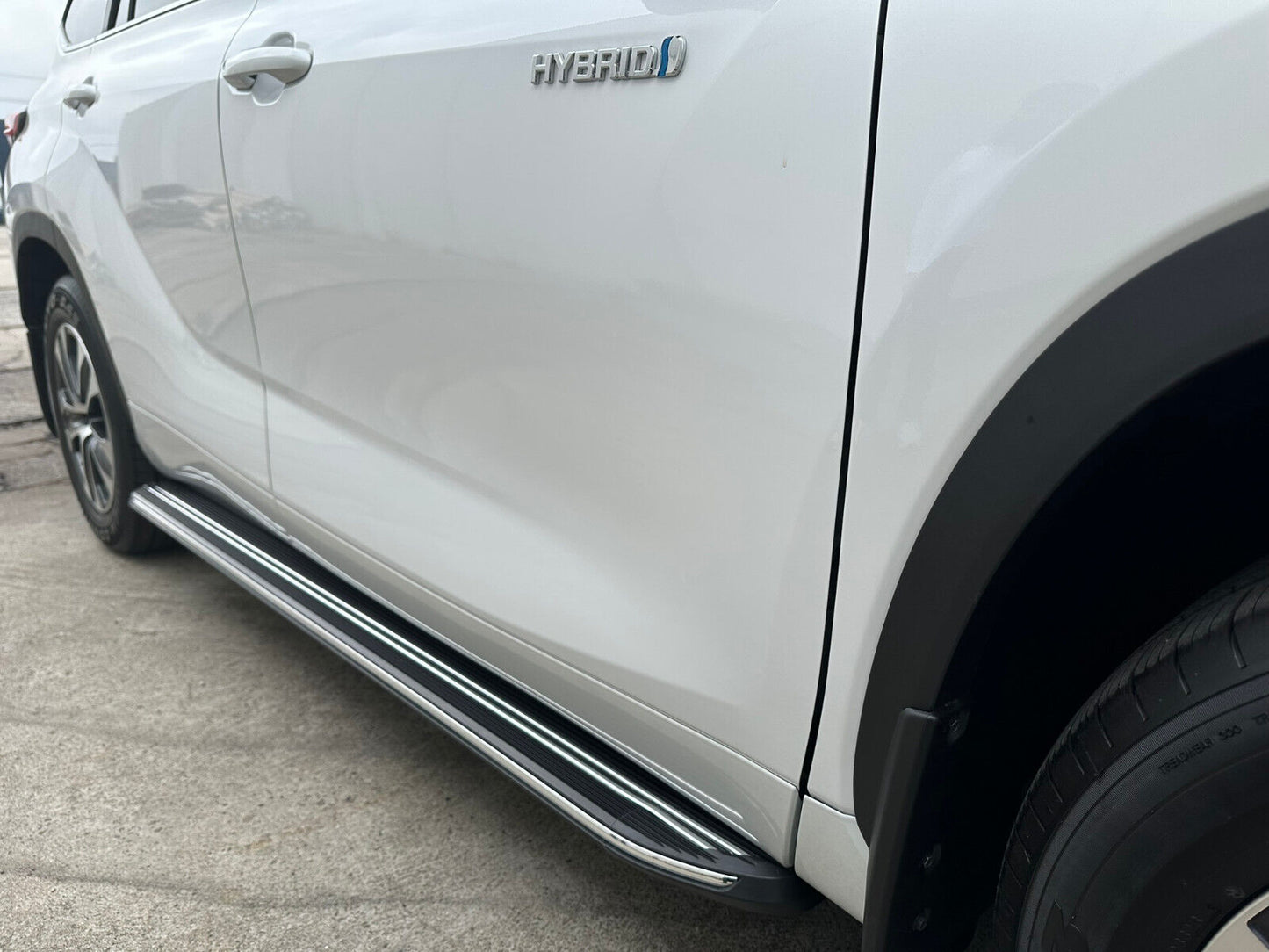 Side Steps Running Boards Aluminium for The New Toyota Kluger 2021 - 2024 (XR)