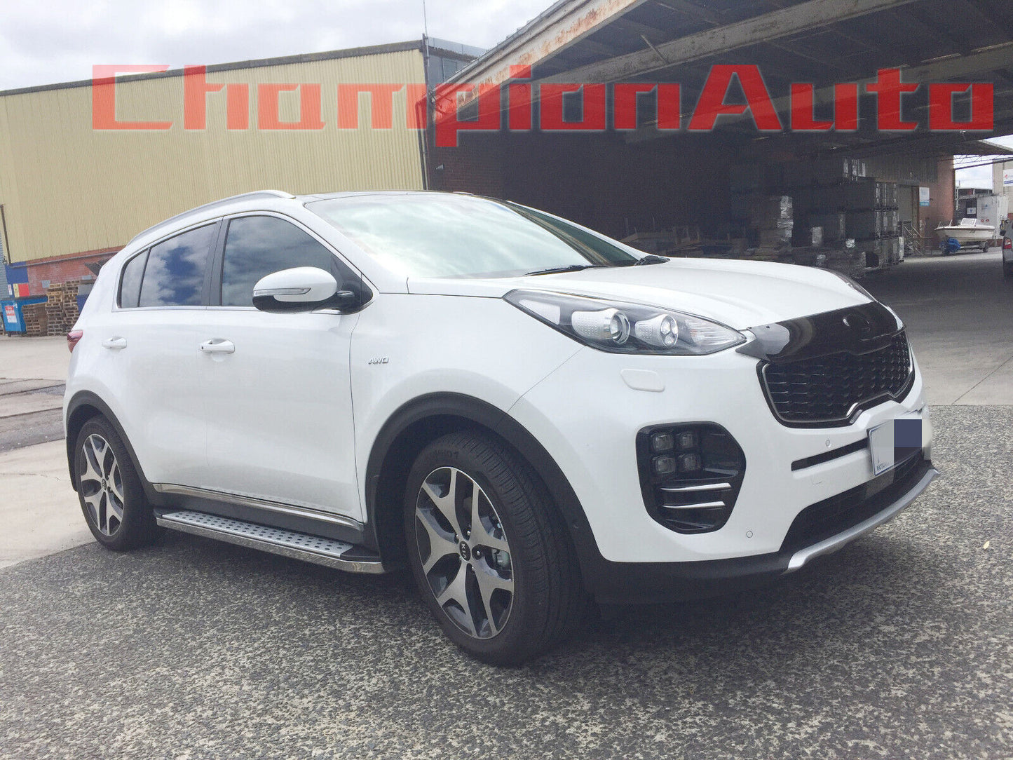 Kia Sportage Aluminium Side Steps Running Boards a pair 2016 - 08/2021 (cmp16)