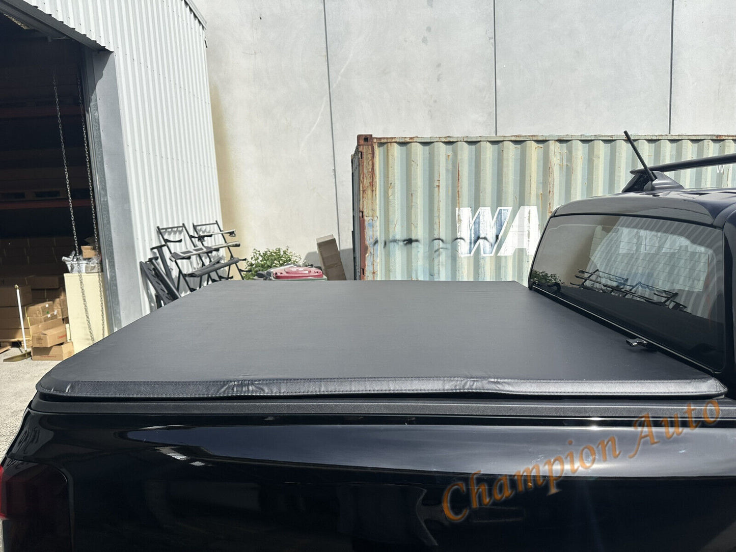 Tri Fold Soft Tonneau Cover Fit Ford Ranger Raptor Dual Cab Bare Tub 2022-2024
