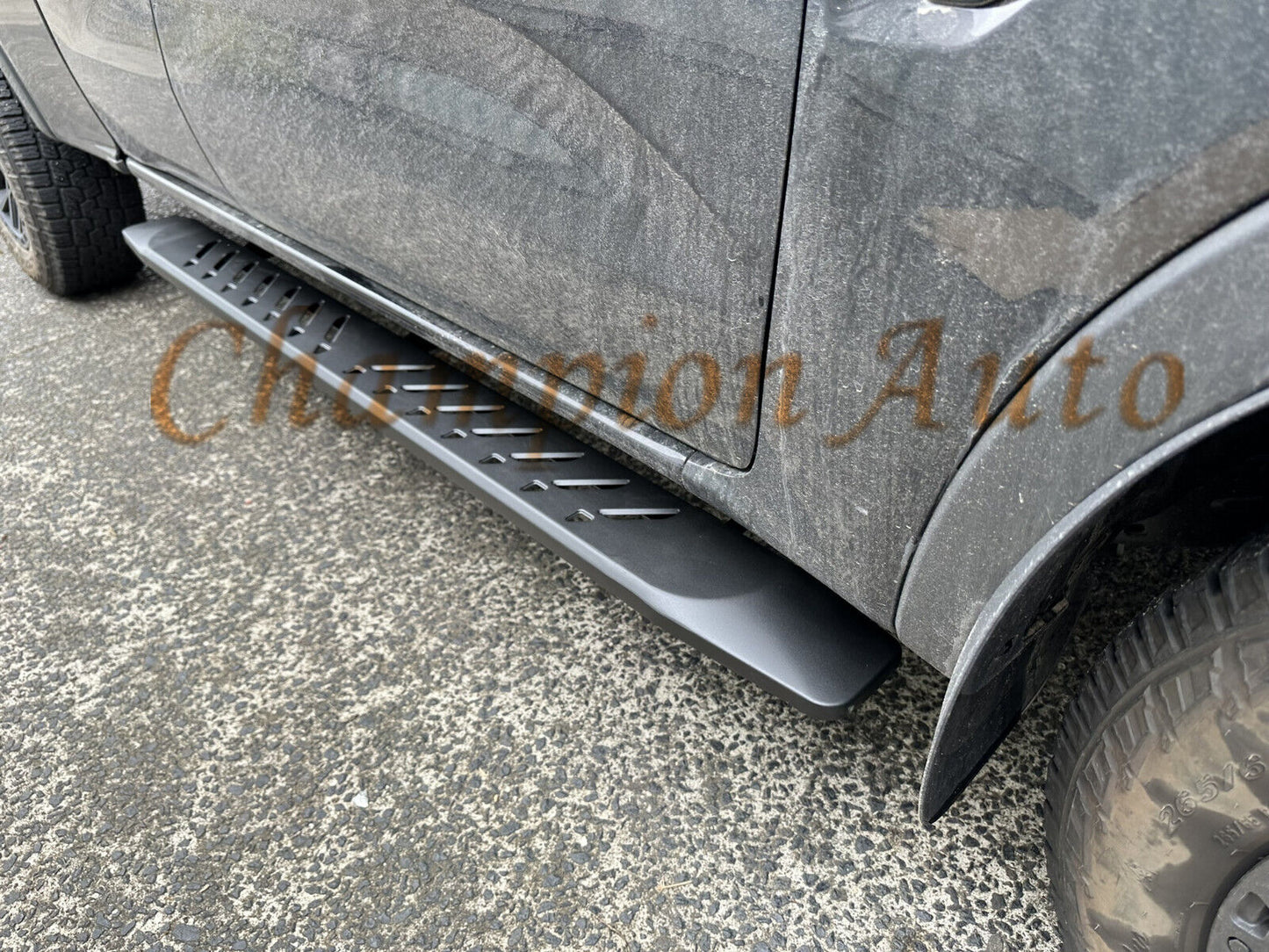 Black Steel Side Steps For Mazda BT50 BT-50 FreeStyle Cab 2012-2020 (Shark Bar)