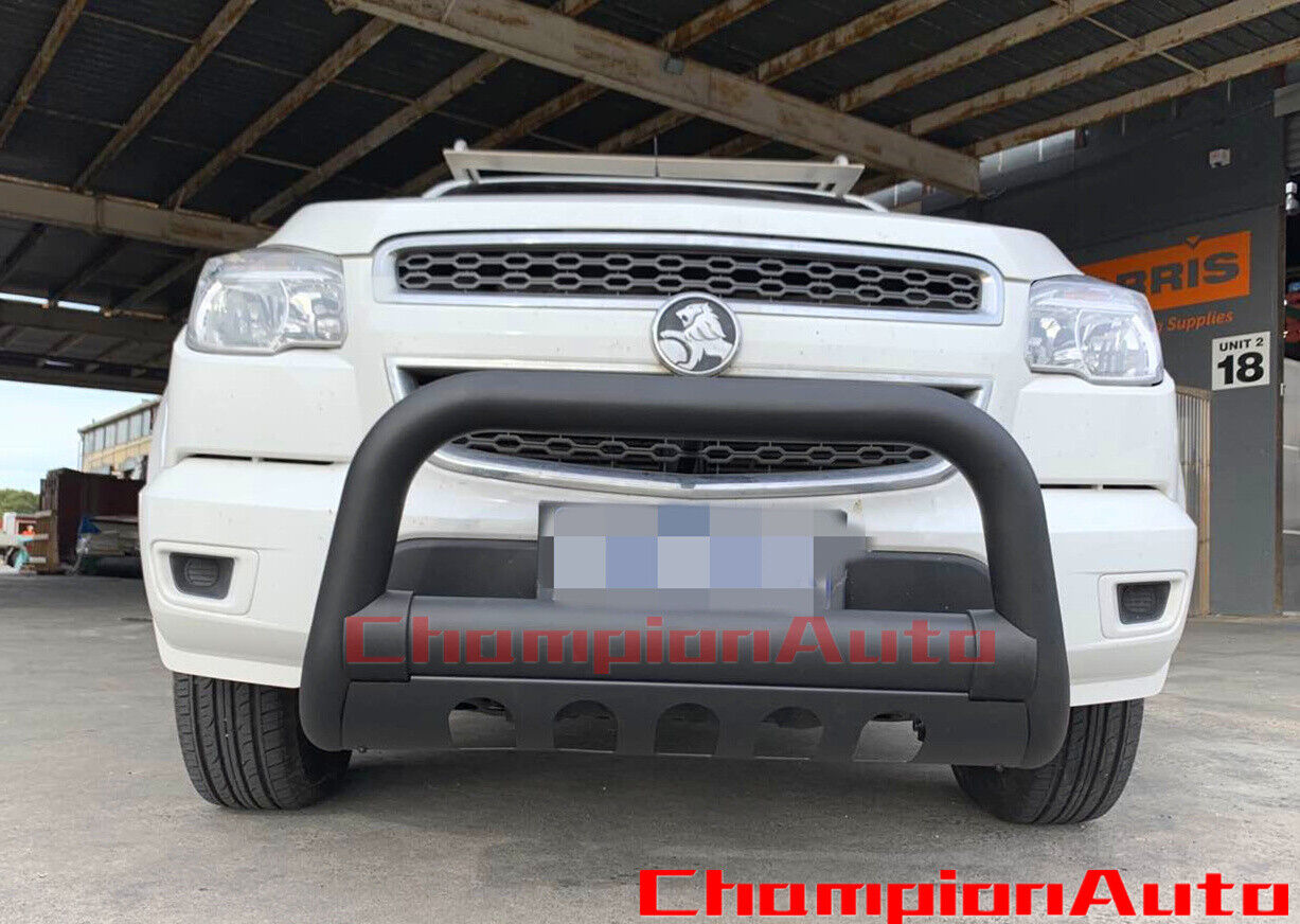Holden RG Colorado Nudge Bar 2012- 2020 3'' Matt Sandy Black Powder Coated Steel