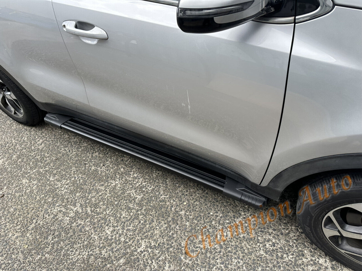 Alloy Running Boards Side Steps a pair Fits KIA Sportage 2016 - 08/2021 (HD24)