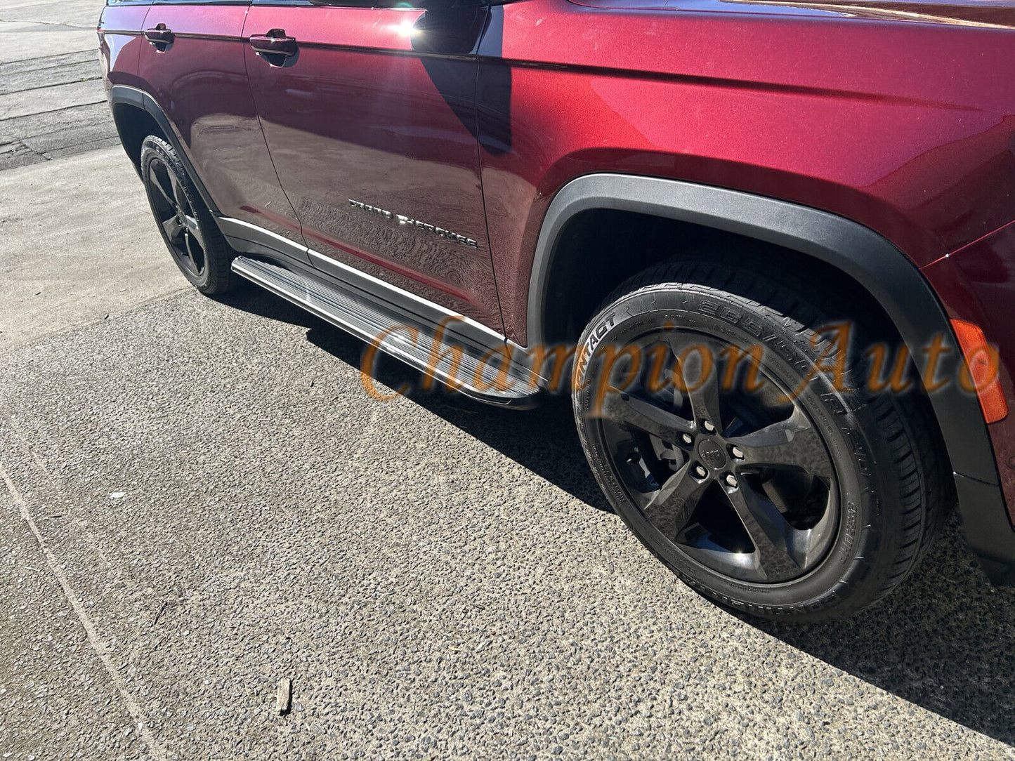 BLACK ALLOY Side Steps For the Jeep Grand Cherokee WL 5 SEAT 2023- 2024 (XRB)