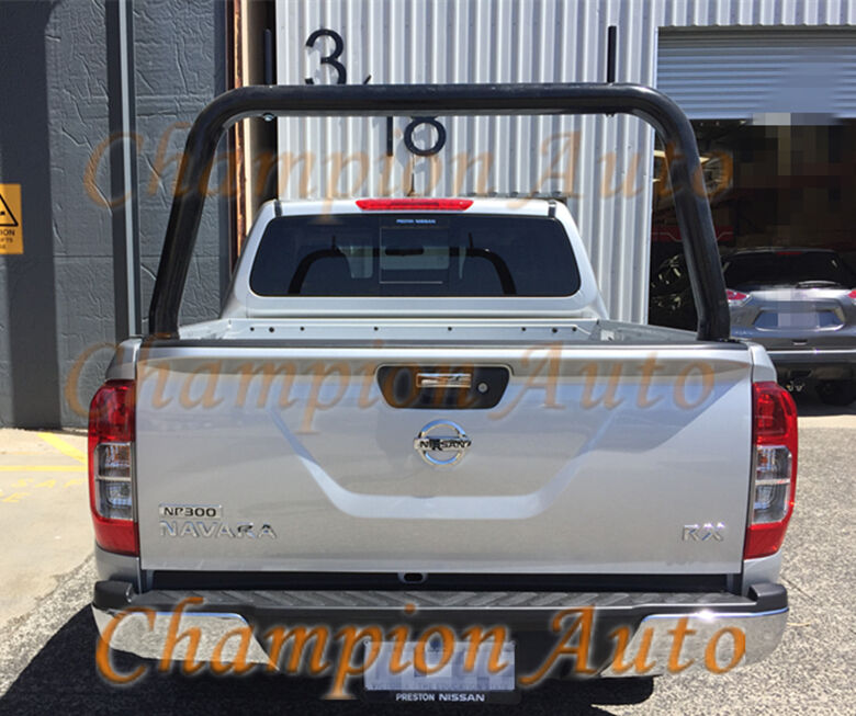 Black Steel Ladder Rack For Nissan D23 NP300 One Rack Only 2015-2022