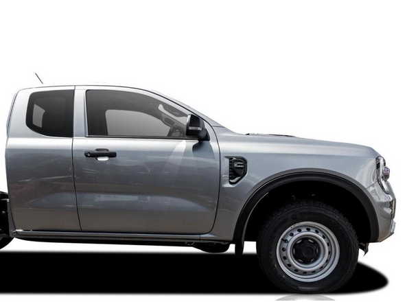 Super Cab Alloy Side Steps A PAIR for the Next Gen Ford Ranger XL 2023+ (CMP15)