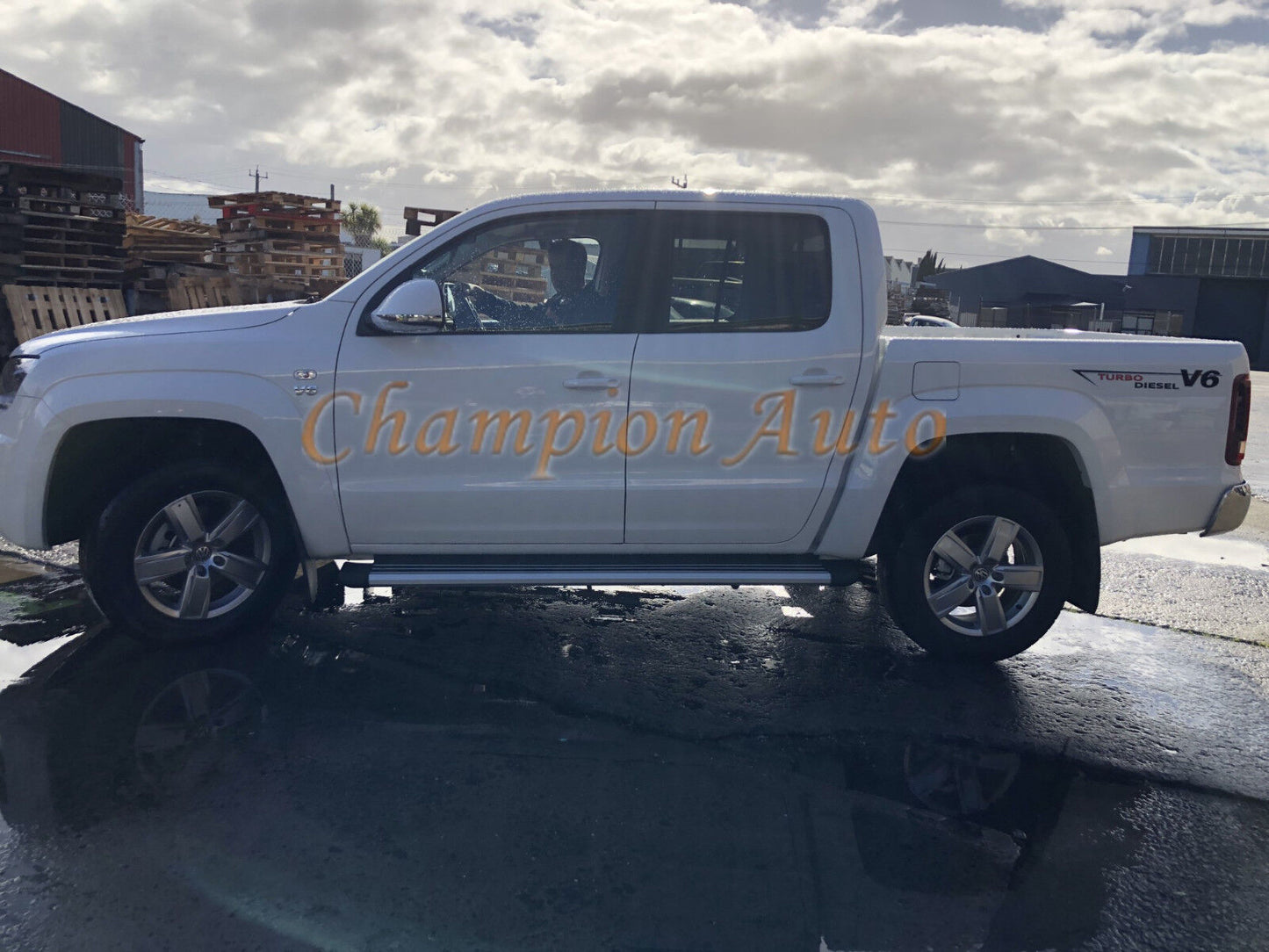 Volkswagen Amarok Dual Cab Side Steps Running Boards Aluminium 2010-2022(S6)
