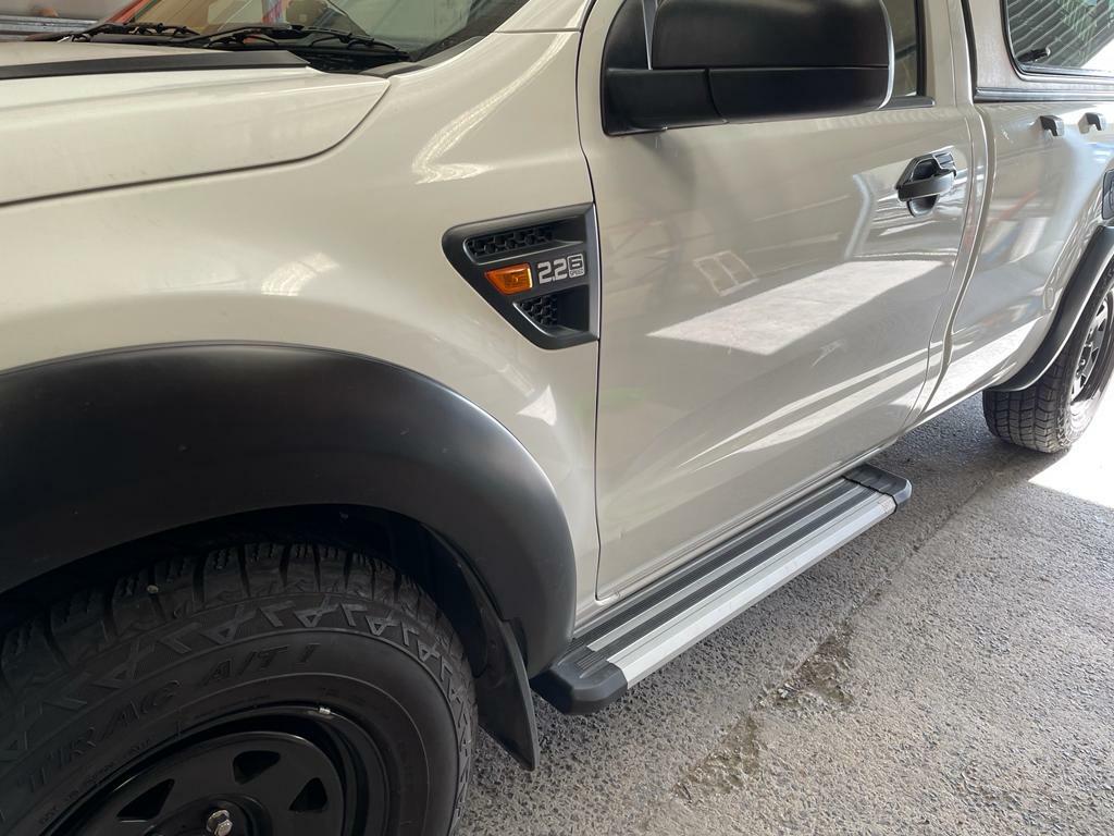 A PAIR Single Cab Alloy Side Steps for FORD Ranger 2012-2021 (S6)