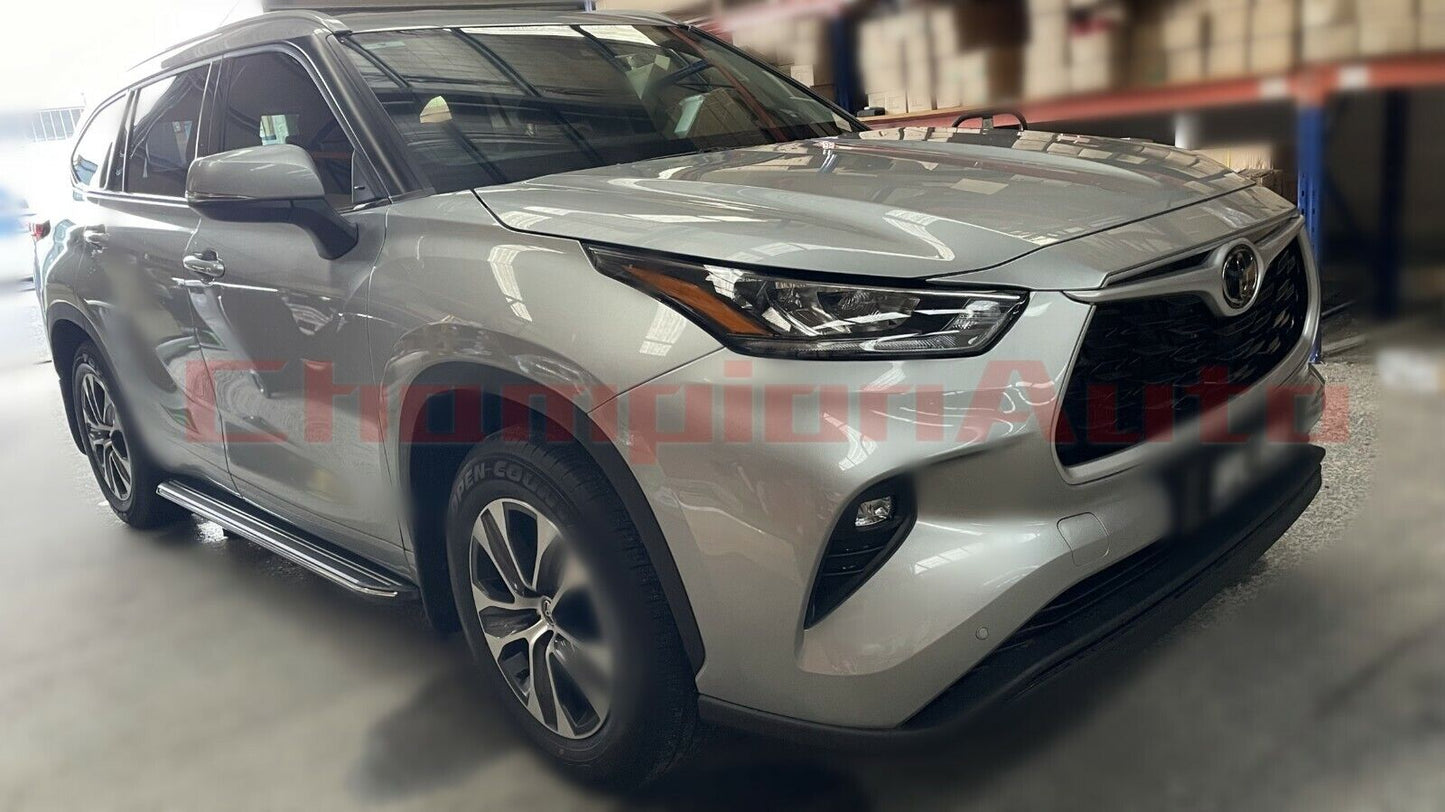 Side Steps Running Boards Aluminium for The New Toyota Kluger 2021 - 2024 (XR)