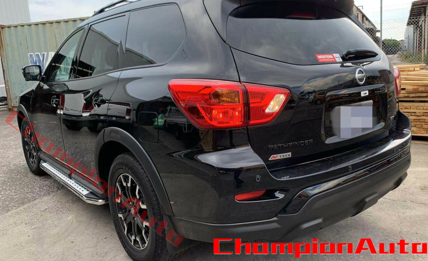 Nissan Pathfinder R52 Side Steps Running Boards Aluminium 2013 - 2022 (CMP16)