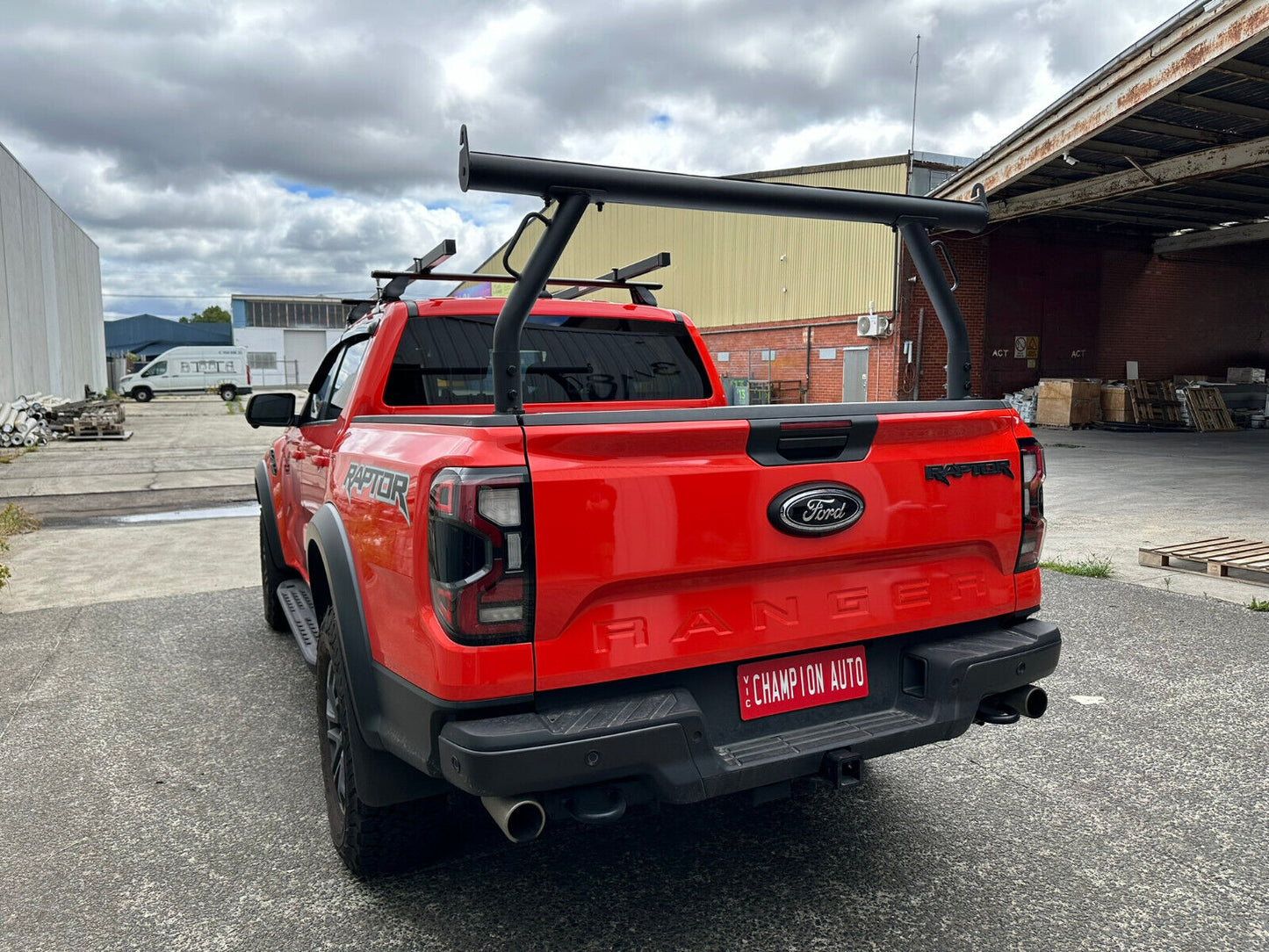Ladder Rack FOR the Next Gen Ford Ranger Raptor Roller Cover Tracks 2022 -2024