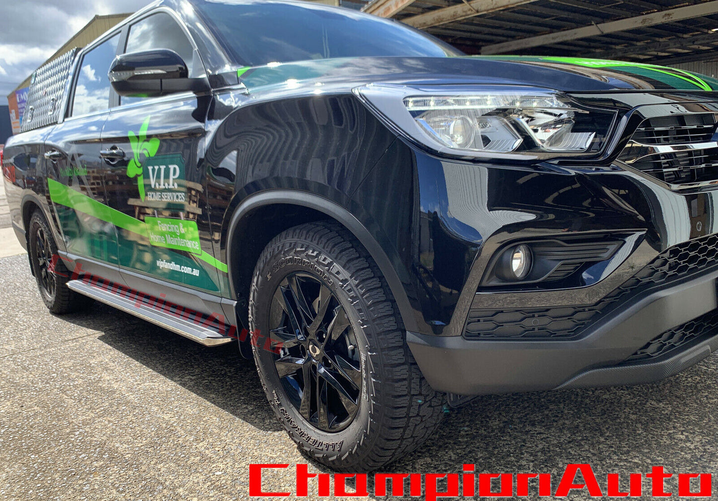 SsangYong Musso / Musso XLV Dual Double Cab 4 DOORS Side Steps 2019 -2024 (S5)