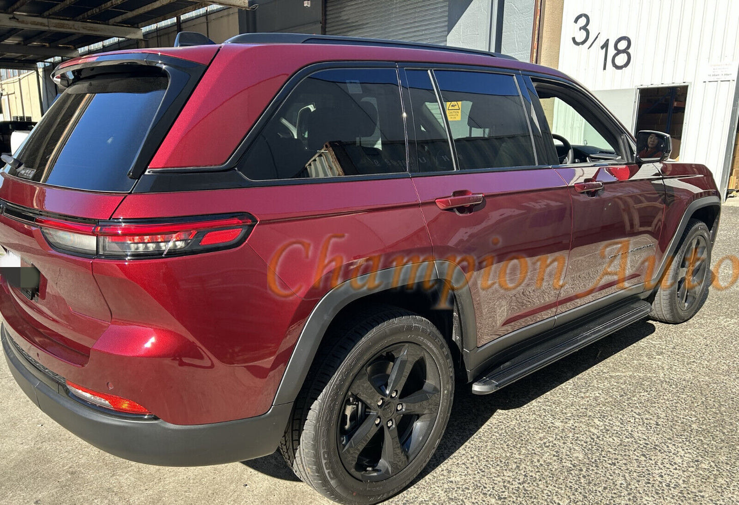 BLACK ALLOY Side Steps For the Jeep Grand Cherokee WL 5 SEAT 2023- 2024 (XRB)