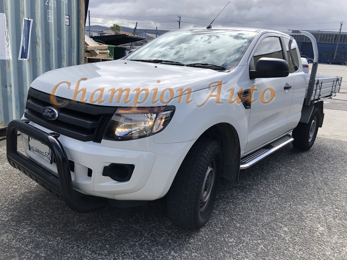 Ford Ranger Super Cab Side Steps Running Boards Aluminum 2012-2022 CMP94