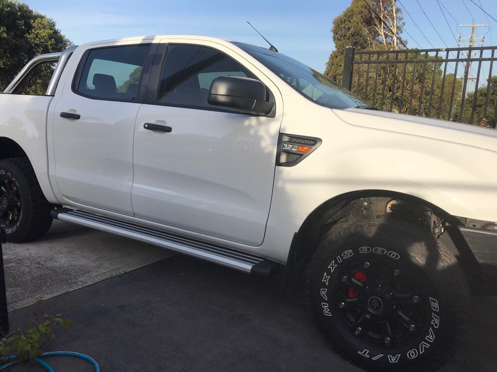 Ford Ranger PX PX2 Mazda BT50 Dual Cab Side Steps Aluminium 2012 -08/2020 (S6)
