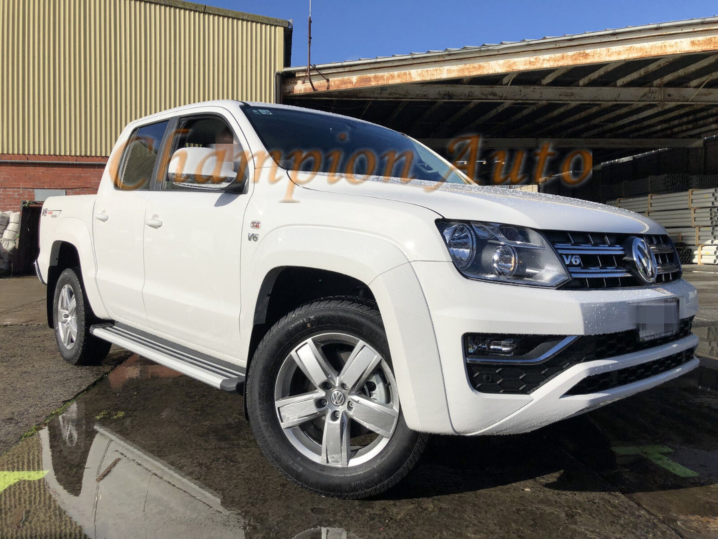 Volkswagen Amarok Dual Cab Side Steps Running Boards Aluminium 2010-2022(S6)
